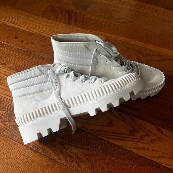 Dolce Vita white high tops. Only worn around the house once! - Picture 1 of 4